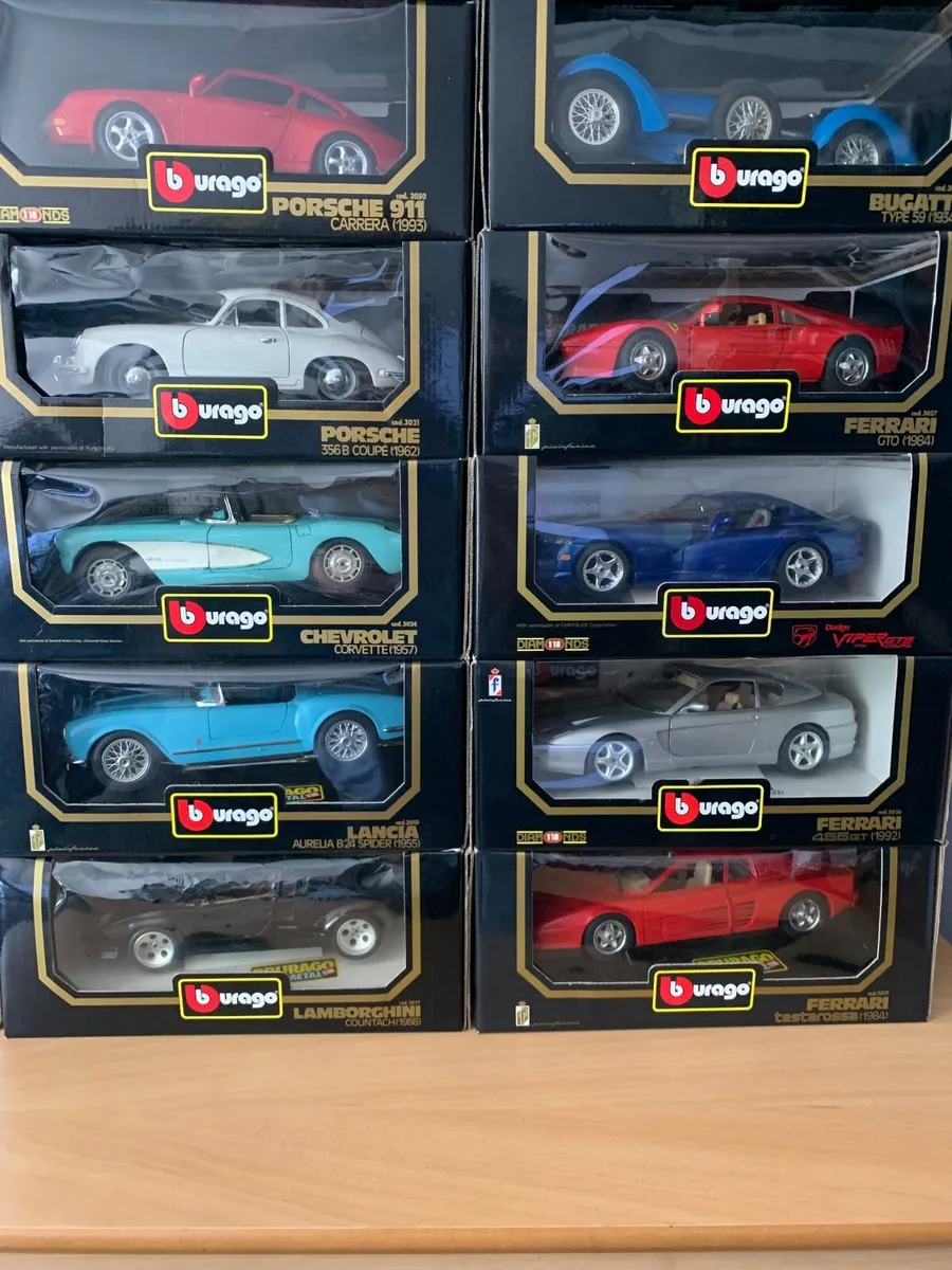 Burago Model Cars Collection - Scale 1/18 - Image 2