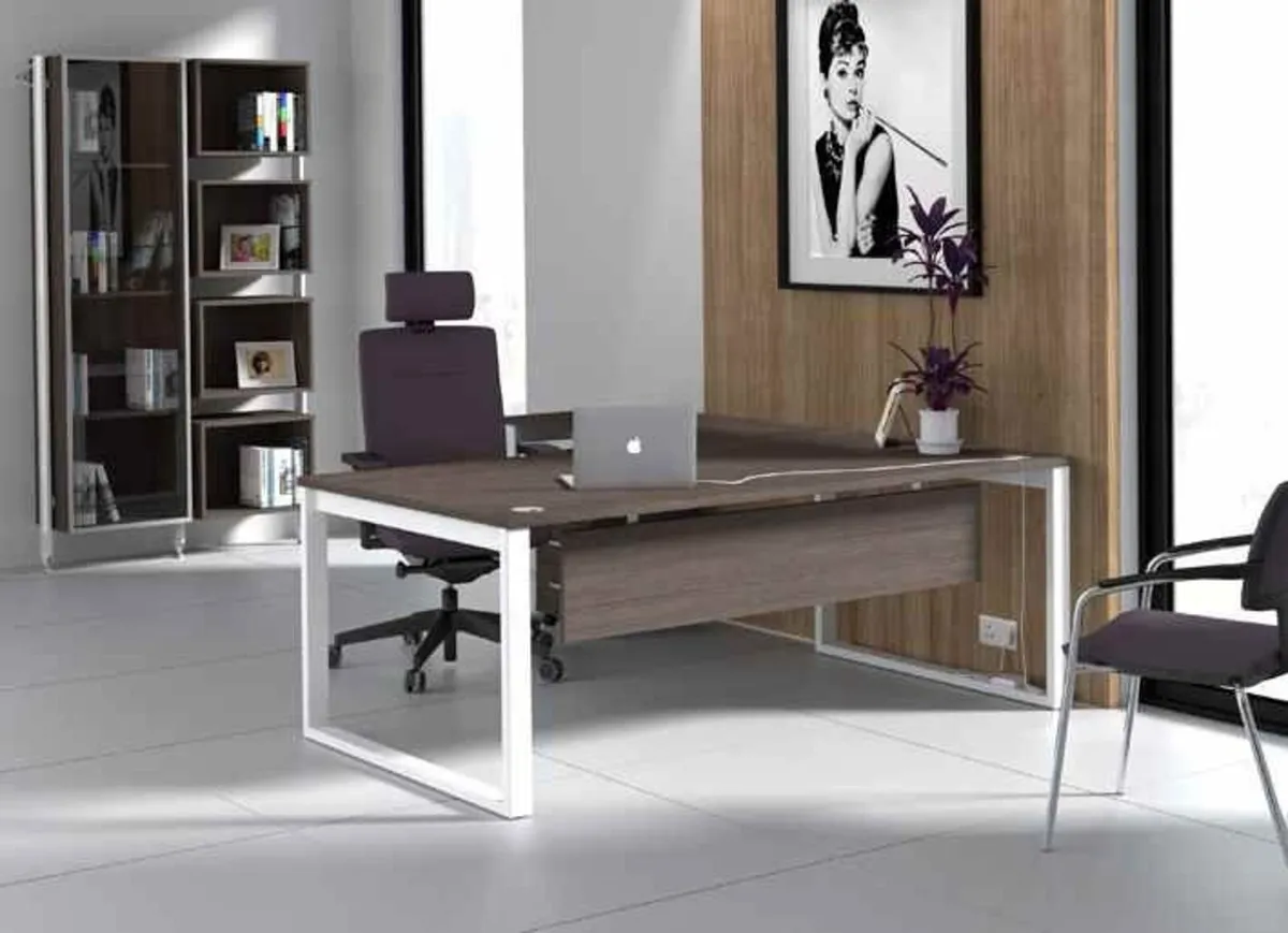Switch Single Straight Desk with Closed Leg - Image 1