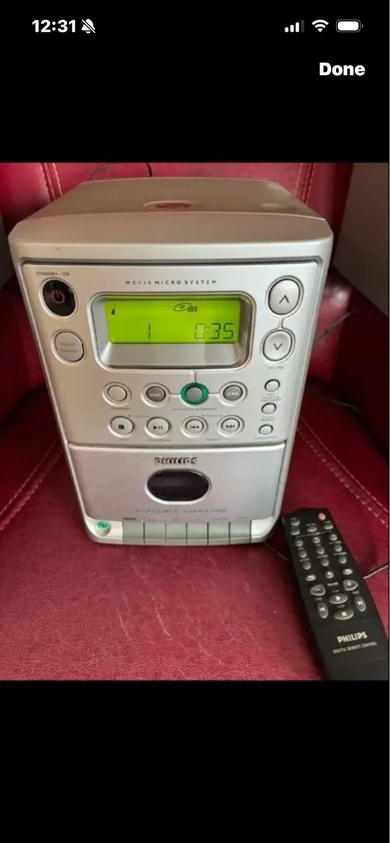 Philips CD/MP3/ Cassette Radio Player - Image 2