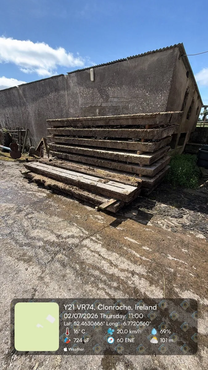 Used concrete slats - Image 1