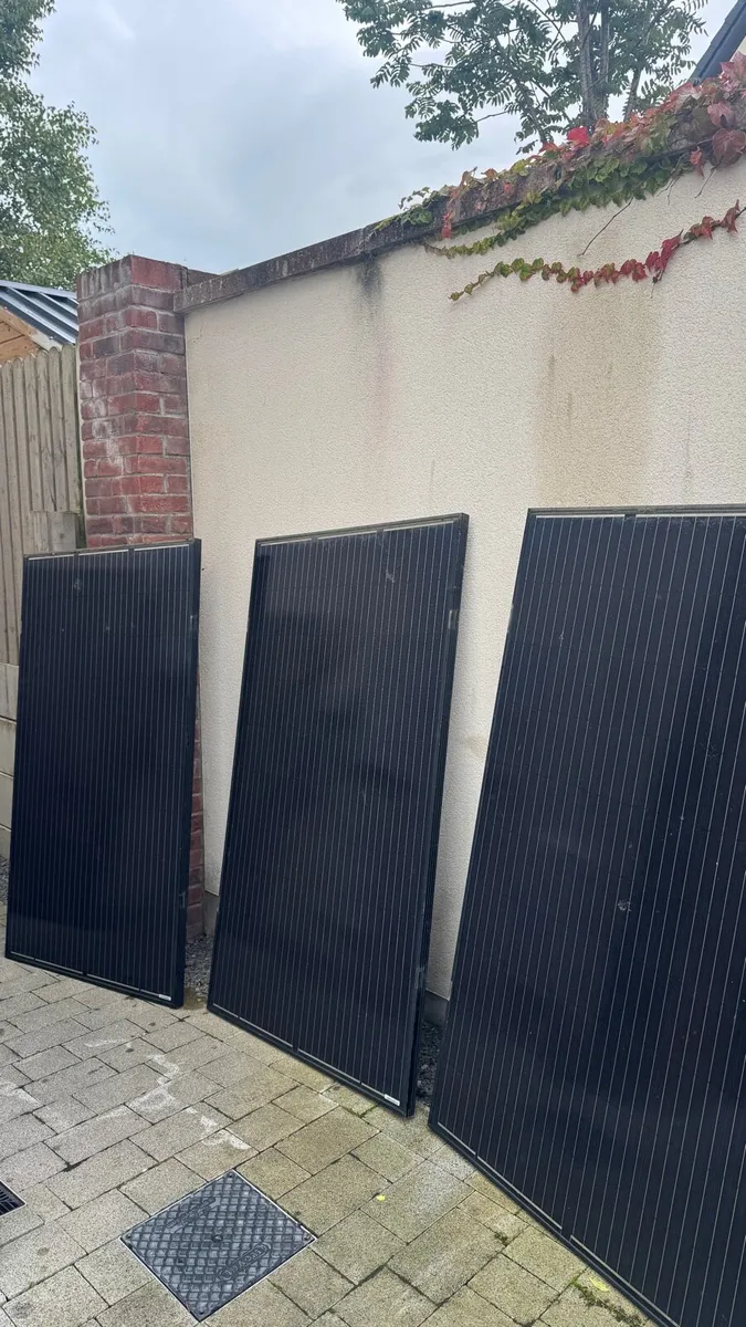 Three Solar Panels and Inverter for sale - Image 1