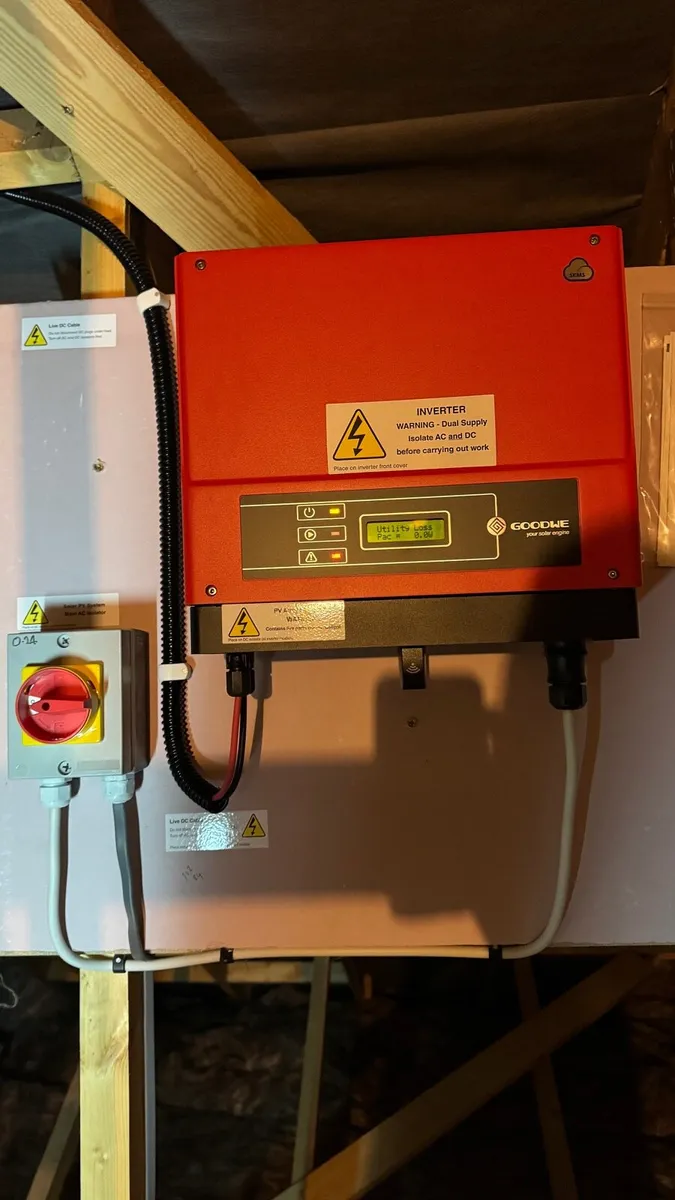 Three Solar Panels and Inverter for sale - Image 4