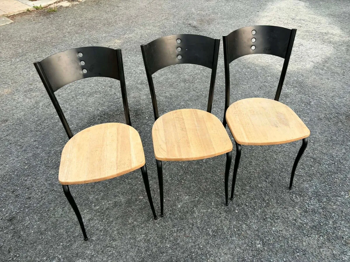 3 kitchen chairs €30 - Image 1