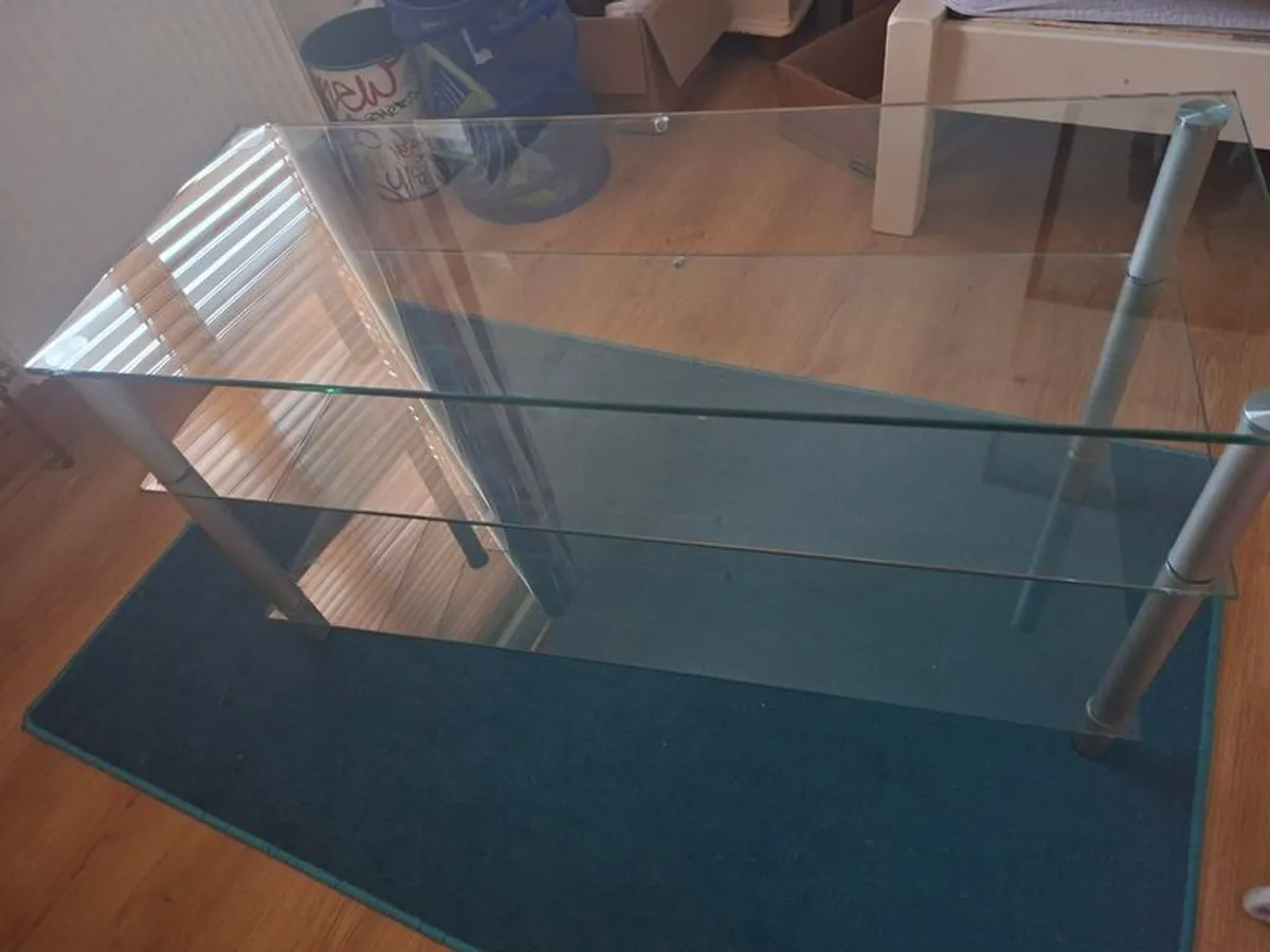 Glass Tv stand - Image 2