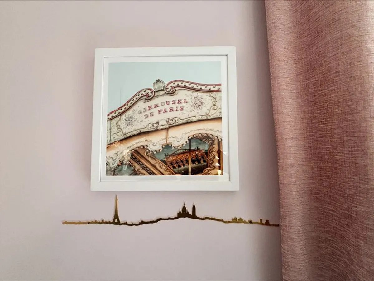 Paris Print Set and Gold Skyline 3 Piece Set - Image 2