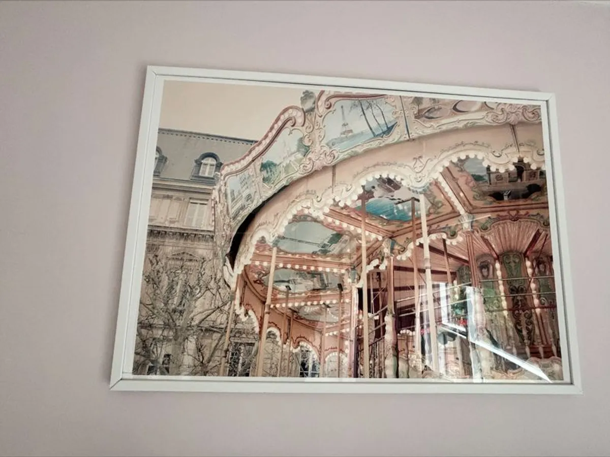 Paris Print Set and Gold Skyline 3 Piece Set - Image 3