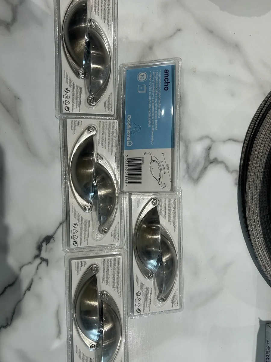 Ancho Cup Handle Brushed Nickel Effect - Image 3