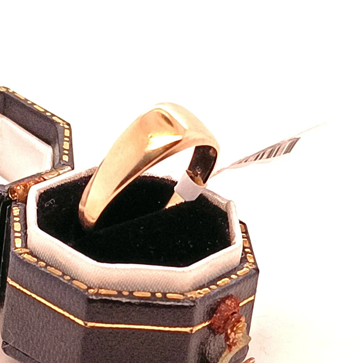 9k Yellow Gold Vintage Dome Ring - Image 4