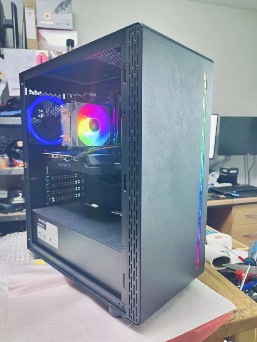 Custom Built Gaming PC Ryzen 5/16GB/512GB SSD/GTX - Image 1