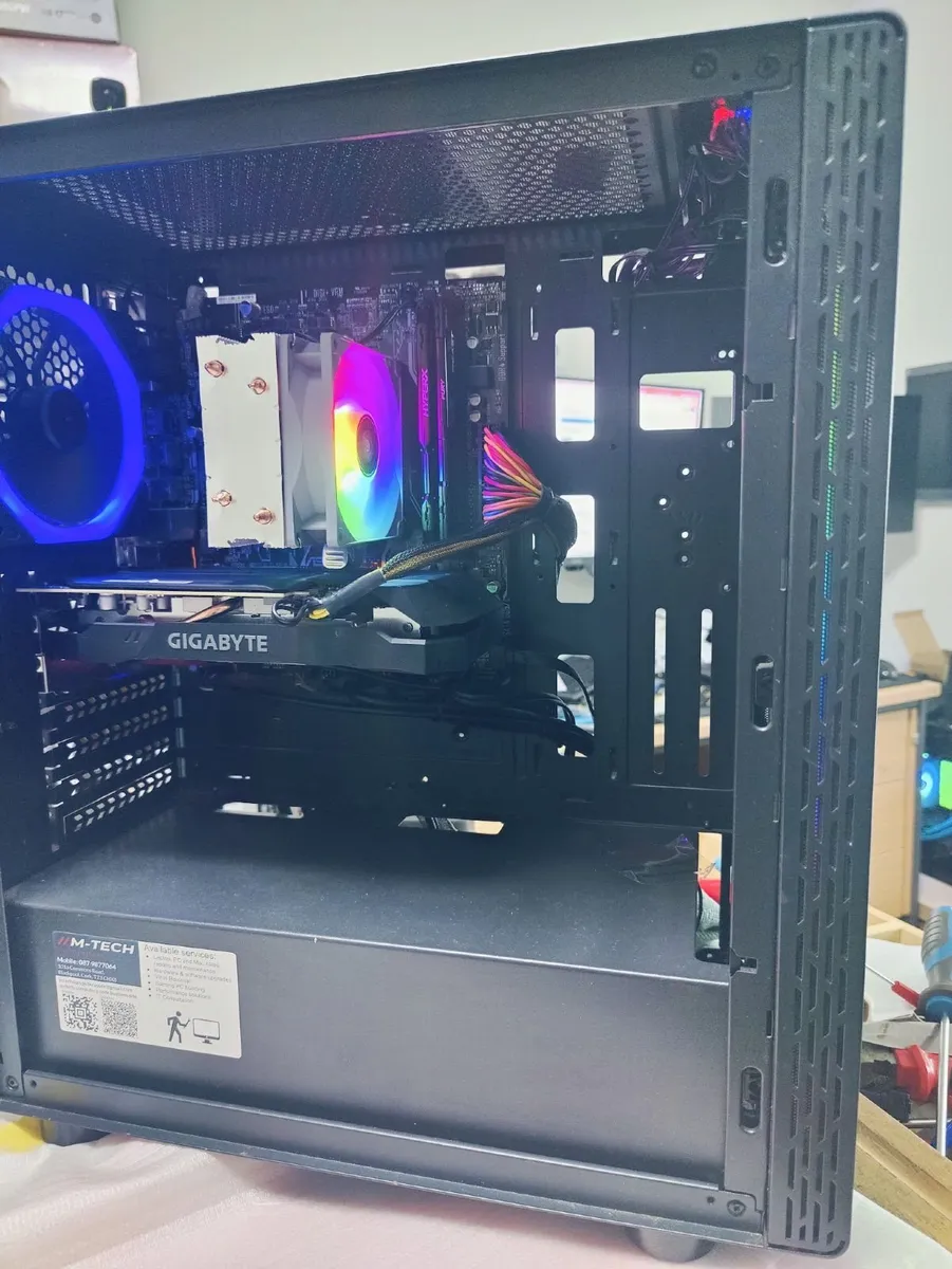 Custom Built Gaming PC Ryzen 5/16GB/512GB SSD/GTX - Image 2