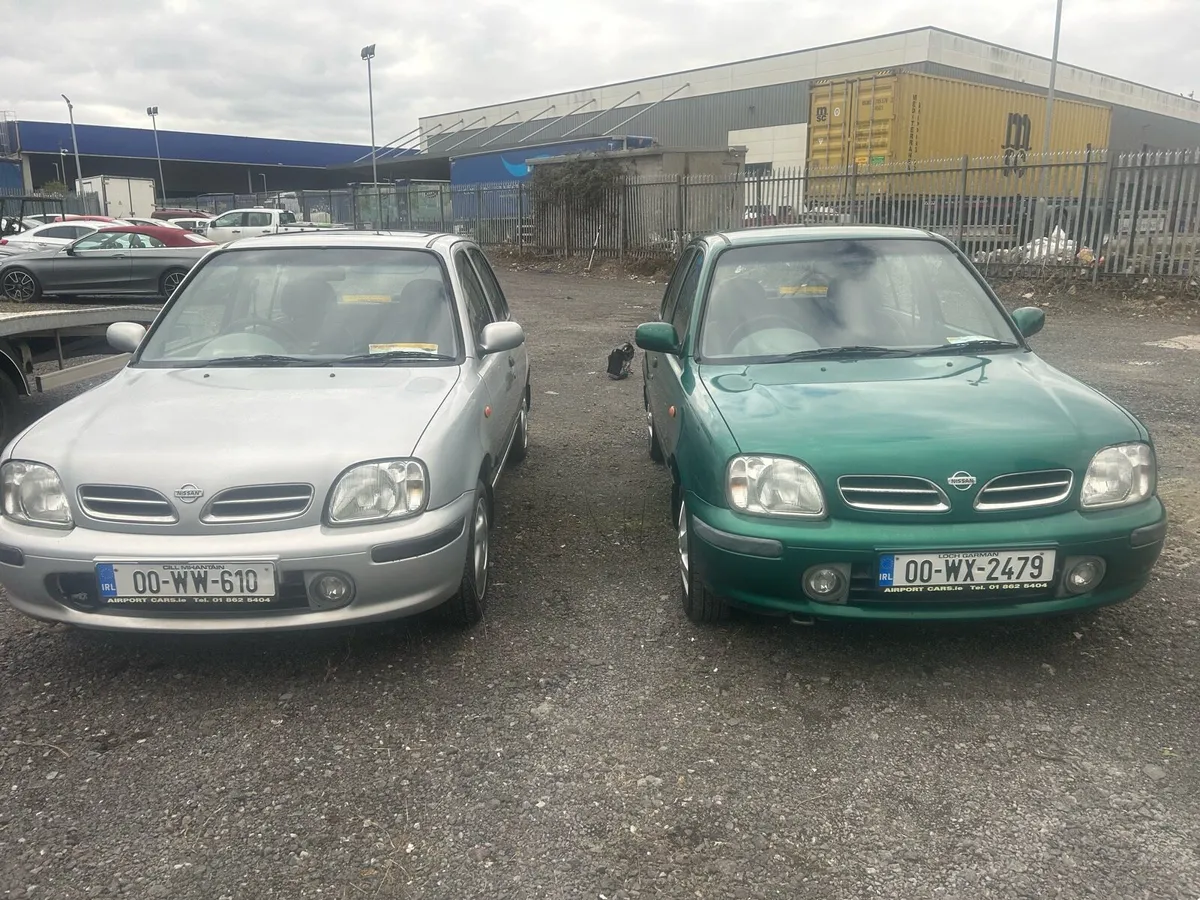 2 Nissan micra 26k miles 47k miles - Image 1