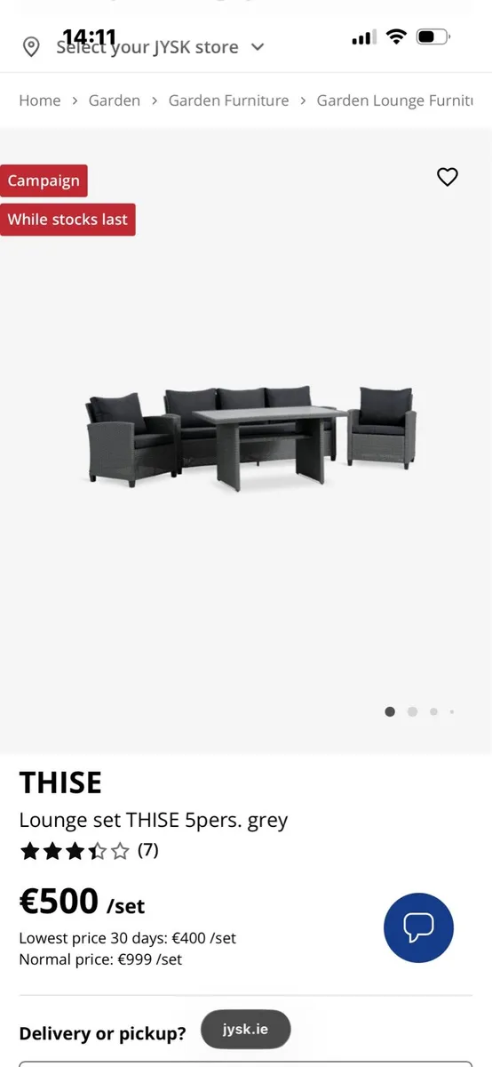 Rattan table and chairs