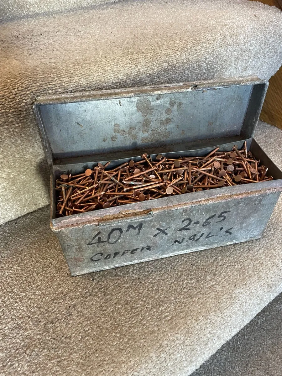 Copper nails 40mm LARGE JOB LOT - Image 1