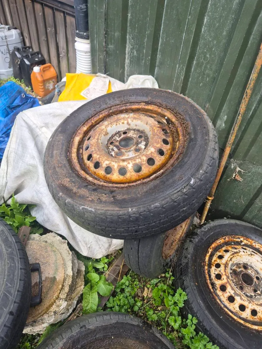 VW T4 Transporter Steel Wheels x 5 - Image 2