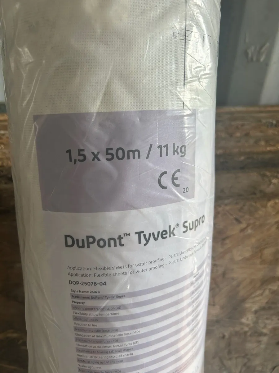 Dupont Tyvek Supro Breathable Membrane - Image 2