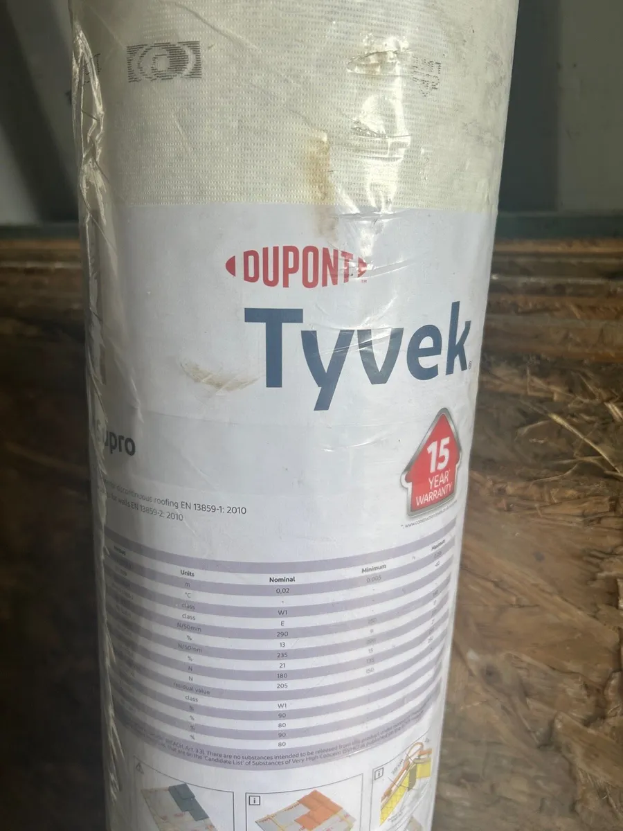 Dupont Tyvek Supro Breathable Membrane - Image 1