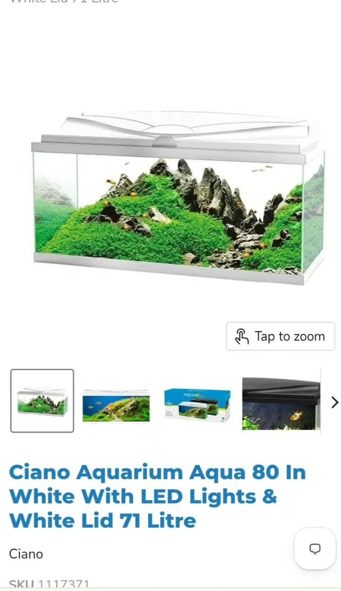 fish tank like new 1 month - Image 1