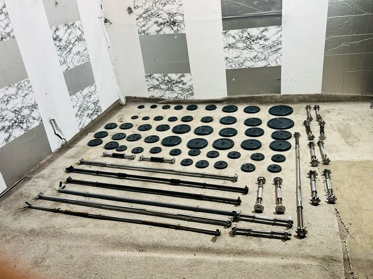 IRON WEIGHTS + BARS - Image 1