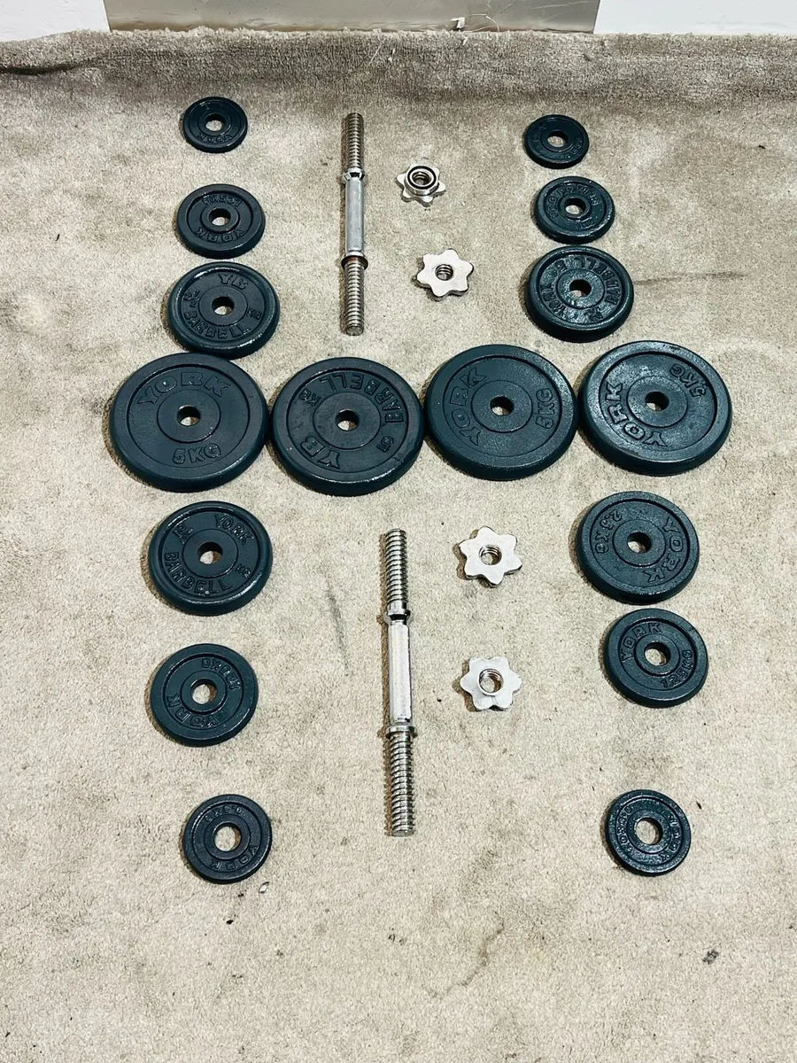 2 X 20 KG ADJUSTABLE DUMBBELLS - Image 2
