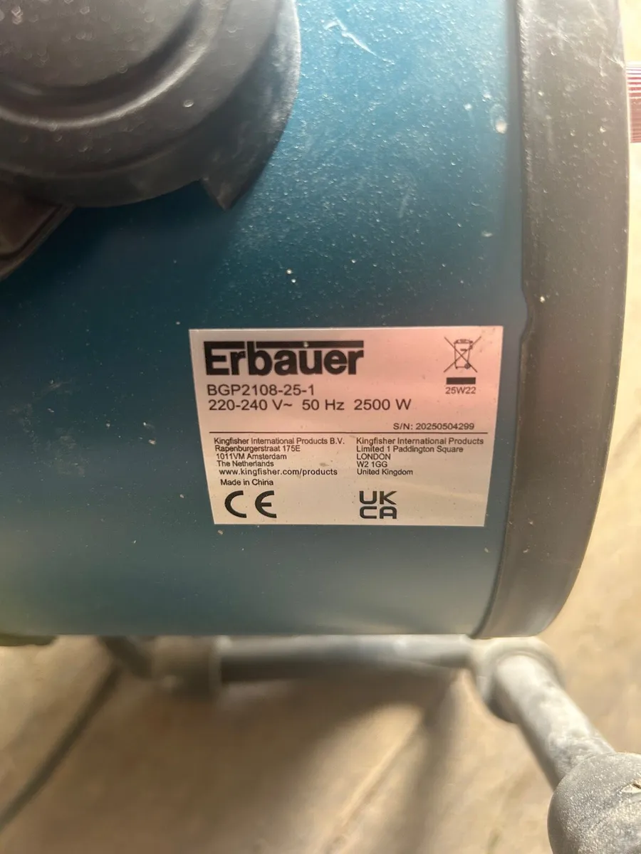 2500w blow heater - Image 3