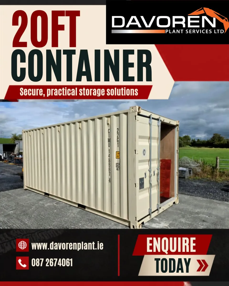 New 20ft Containers- Delivery available nationwide - Image 1