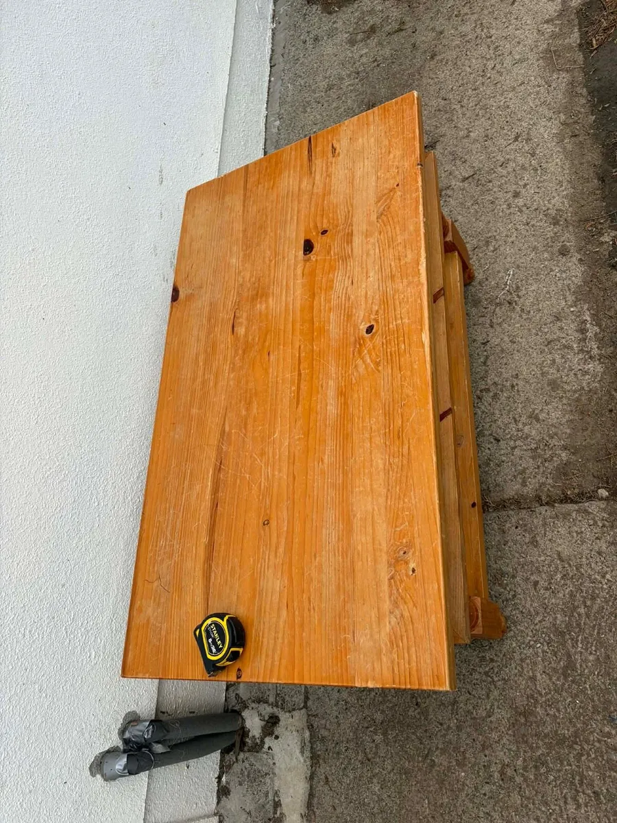 coffee table mexican pine wooden - Image 4