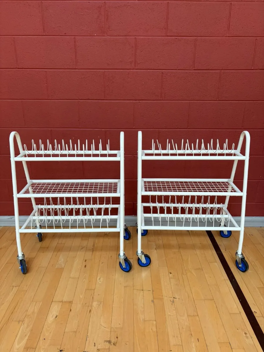 2 x Tuftex Discus & Shot Put Storage Carts – Excel