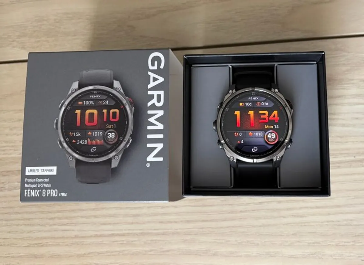 Garmin Fenix 8 Pro 47mm Titanium Sapphire - Image 1