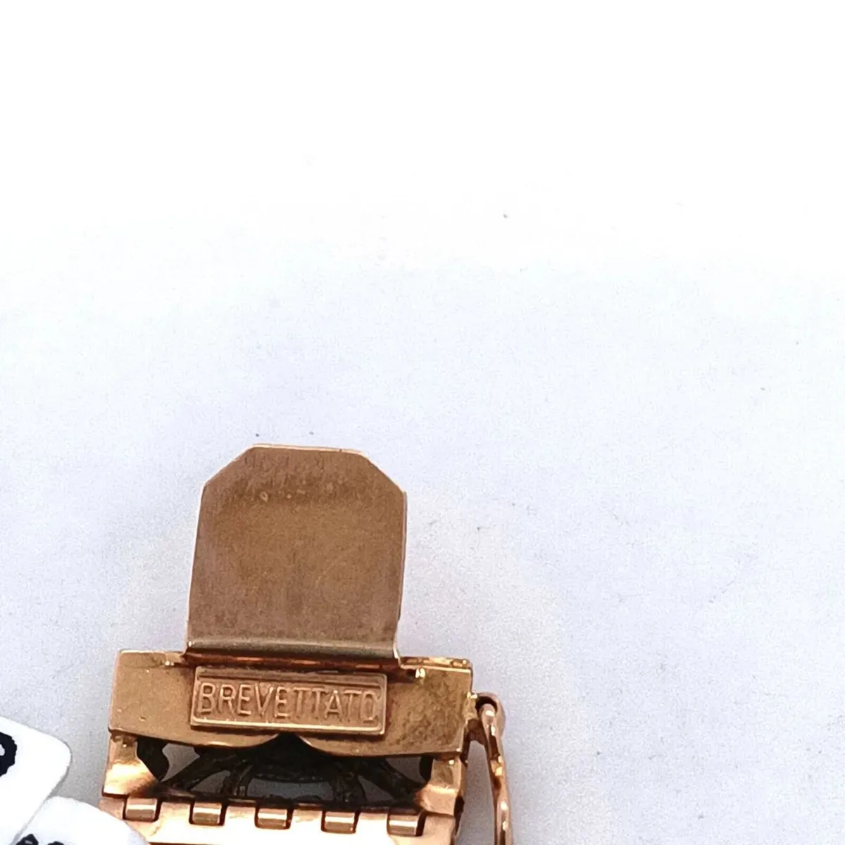 Vintage Brevettato 18k Gold Bracelet - Image 4