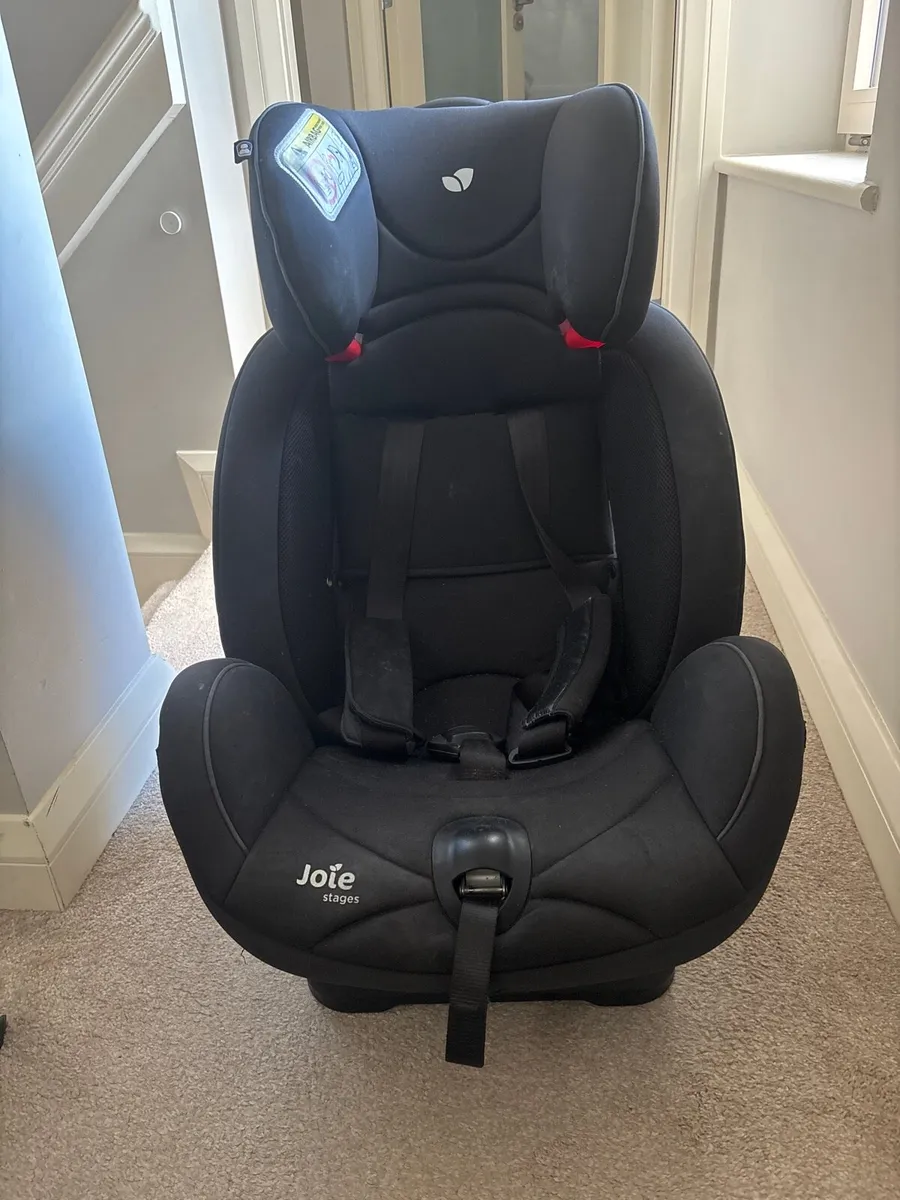 Joie Stages Group 0+/1/2 Car Seat – Black - Image 1