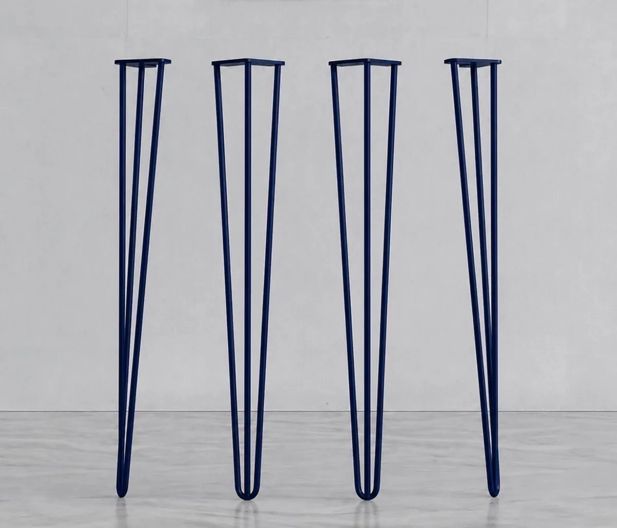 Hairpin 3-pin Steel legs Navy