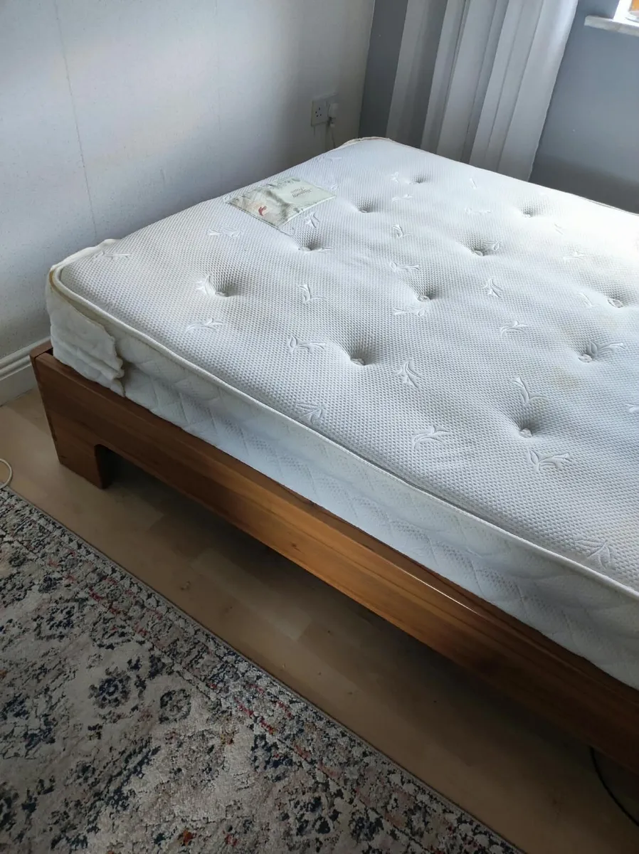 Double bed & mattress - Image 2