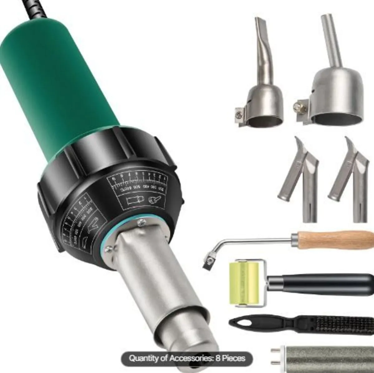 Roofing Welder, 8 Pcs PVC Welding Gun, 1600W - Image 3