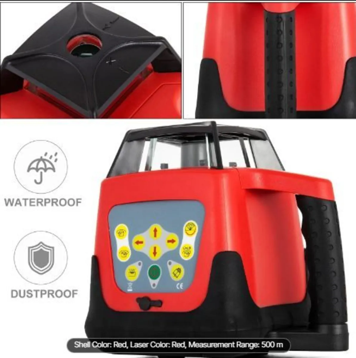 Red Laser Level Rotary Self Leveling Measuring - Image 1