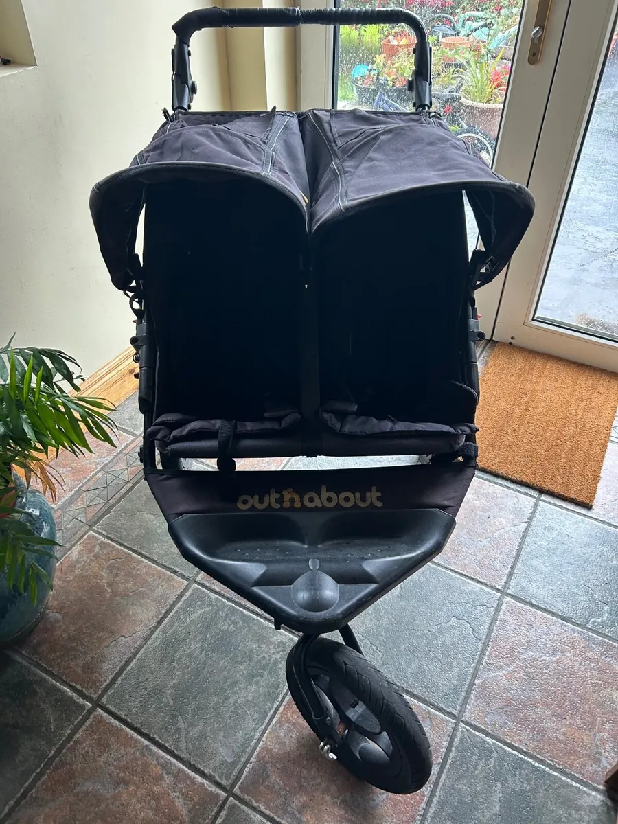 Out n About Double Buggy with FootMuffs - Image 2
