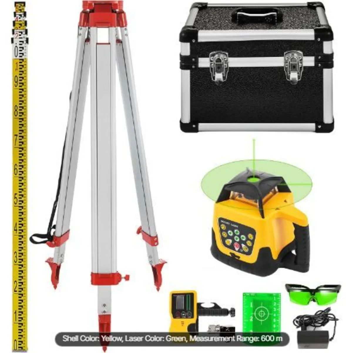 Rotary Green Laser Kit 500M+1.65M Aluminum - Image 3