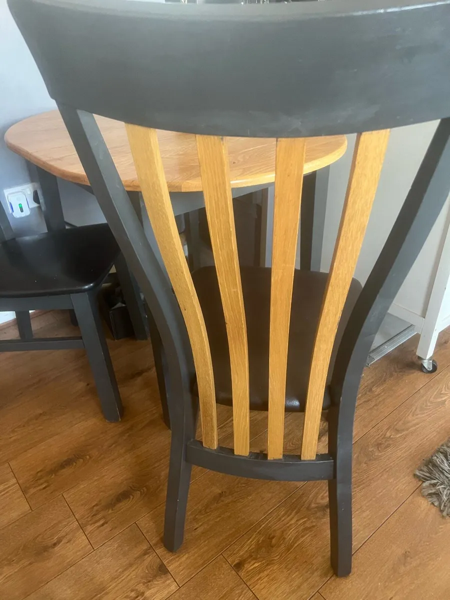 Dinning table and 2 chairs - Image 3