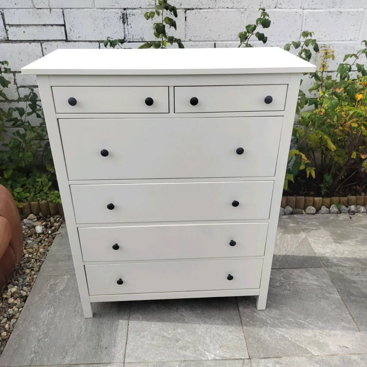 Chest of 6 drawers Hemnes white - Image 2