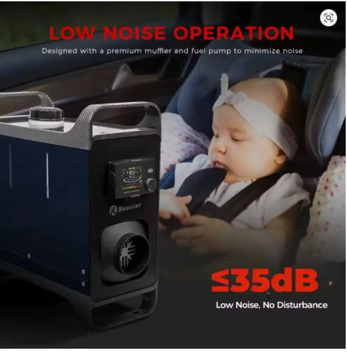 8kW Diesel Air Heater with Bluetooth - Image 4