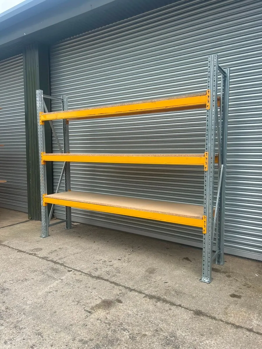 Heavy duty garage longspan shelving - Image 2