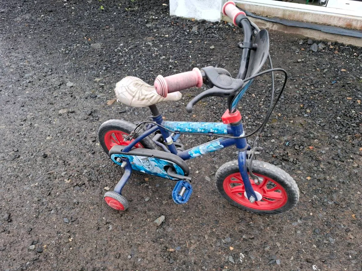 Kids spiderman bike - Image 2