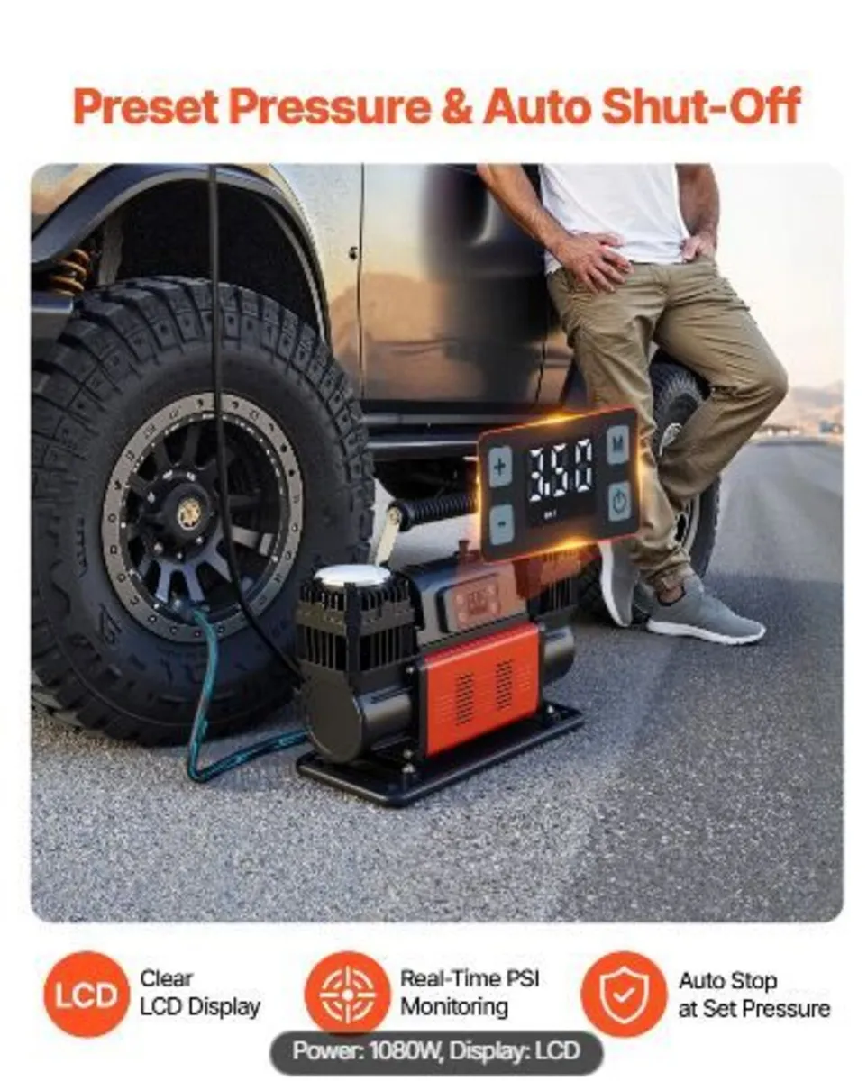 Dual-Cylinder Heavy Duty Air Compressor - Image 3
