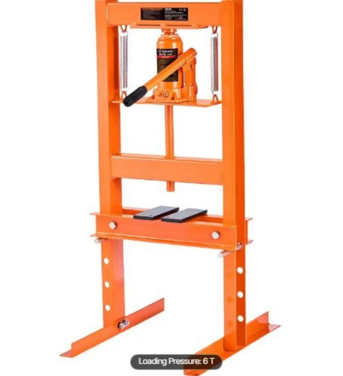 Hydraulic Shop Press 6 Ton with Press Plates - Image 3