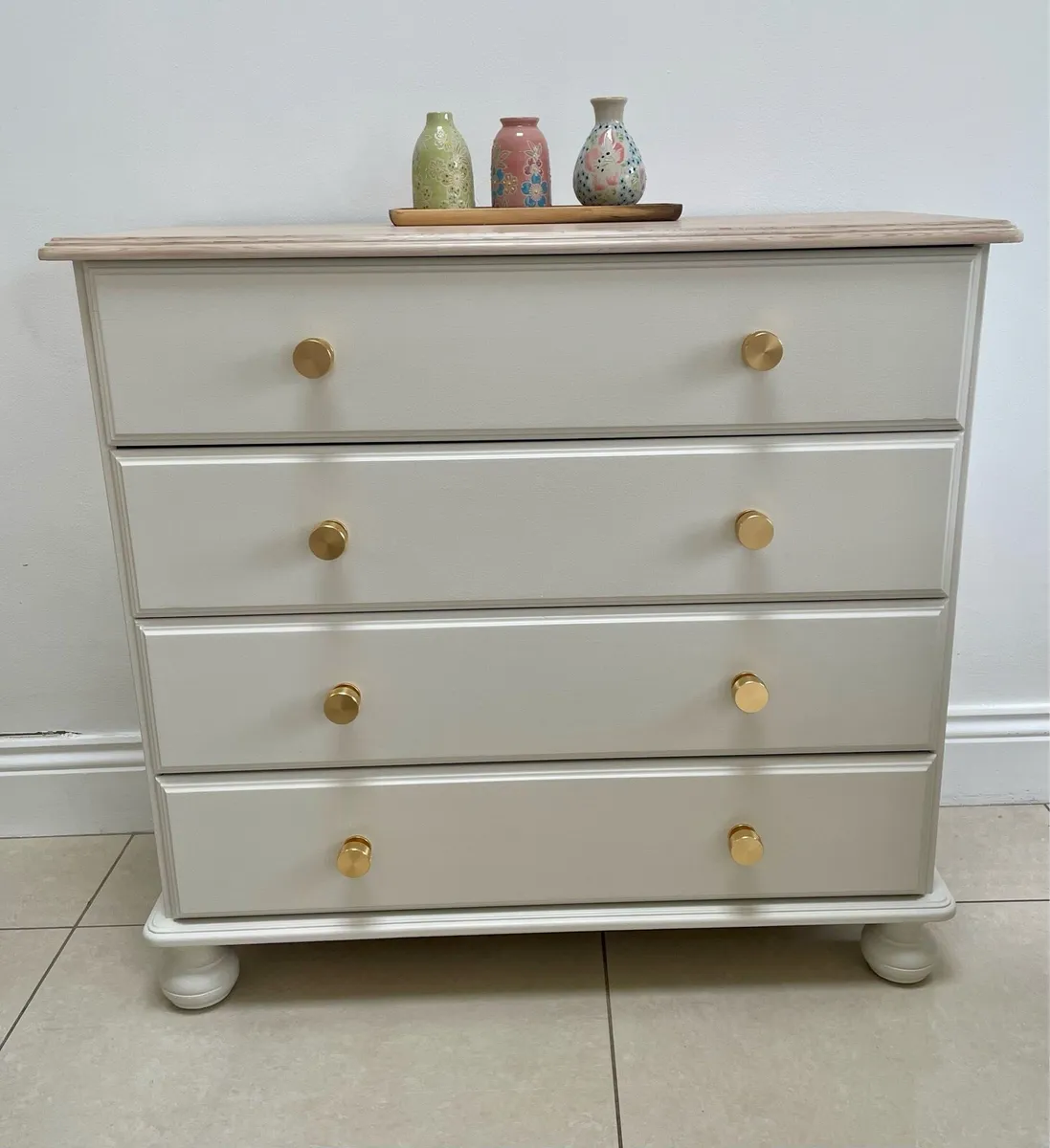 Ivory and rose gold bedroom set - Image 3