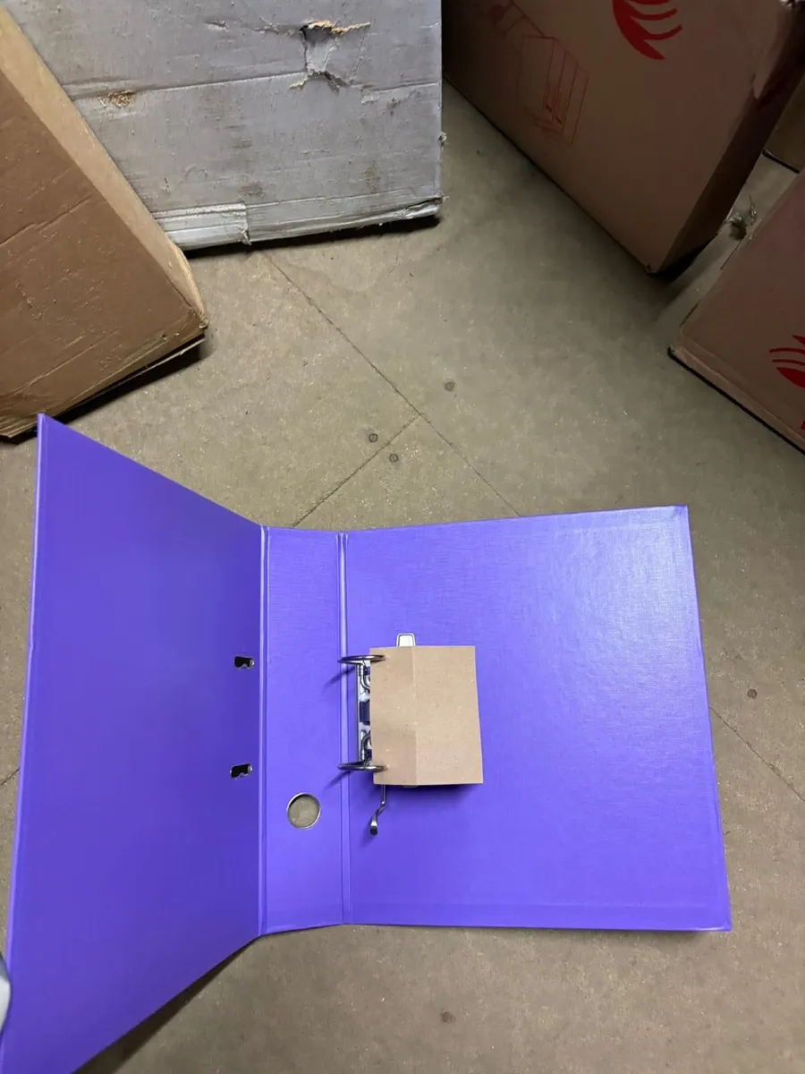 40 A4 lever arch files assorted colours - £20+VAT - Image 1