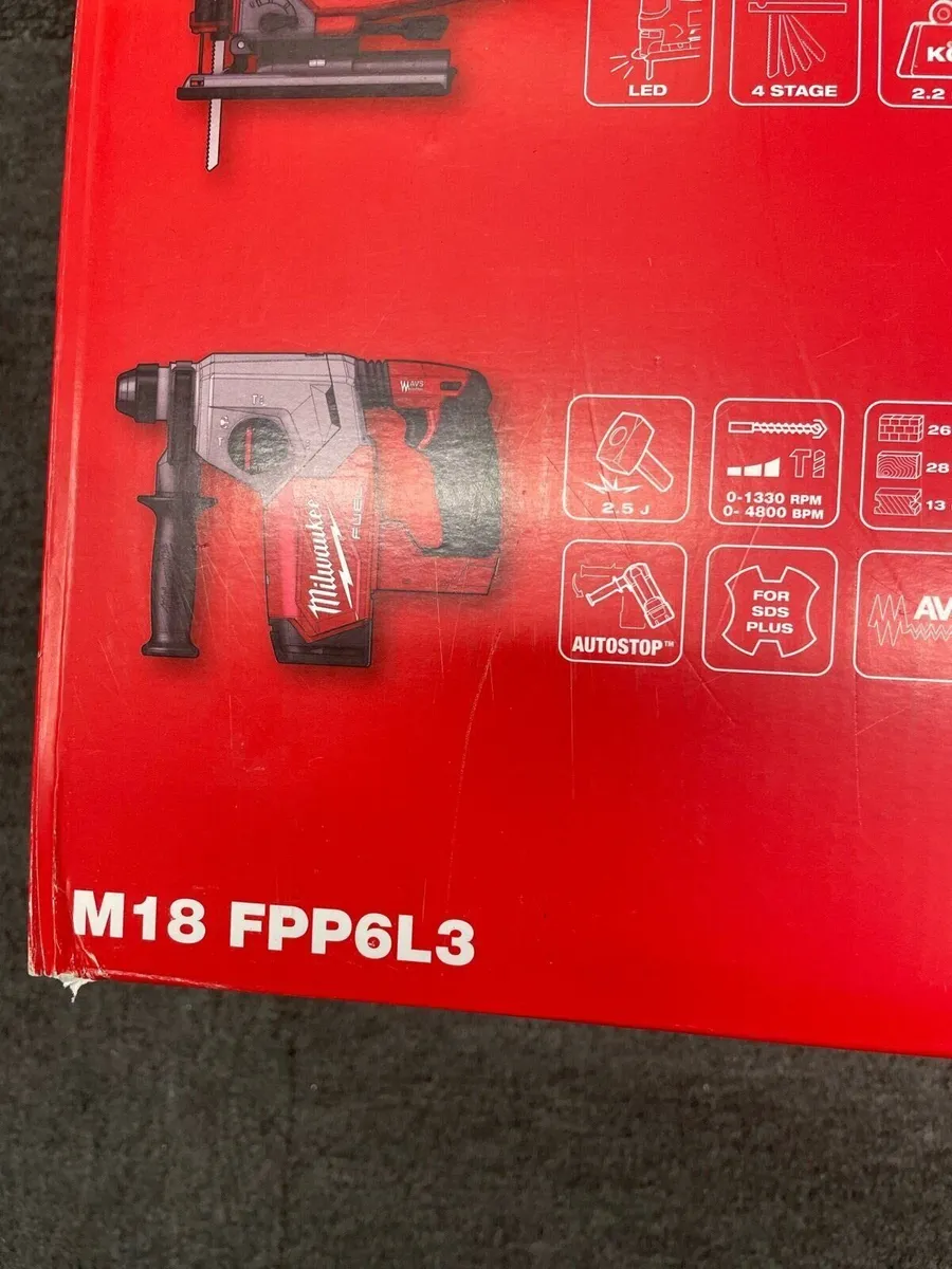 Milwaukee 6 piece combi set M18 FPP6L3 - Image 4