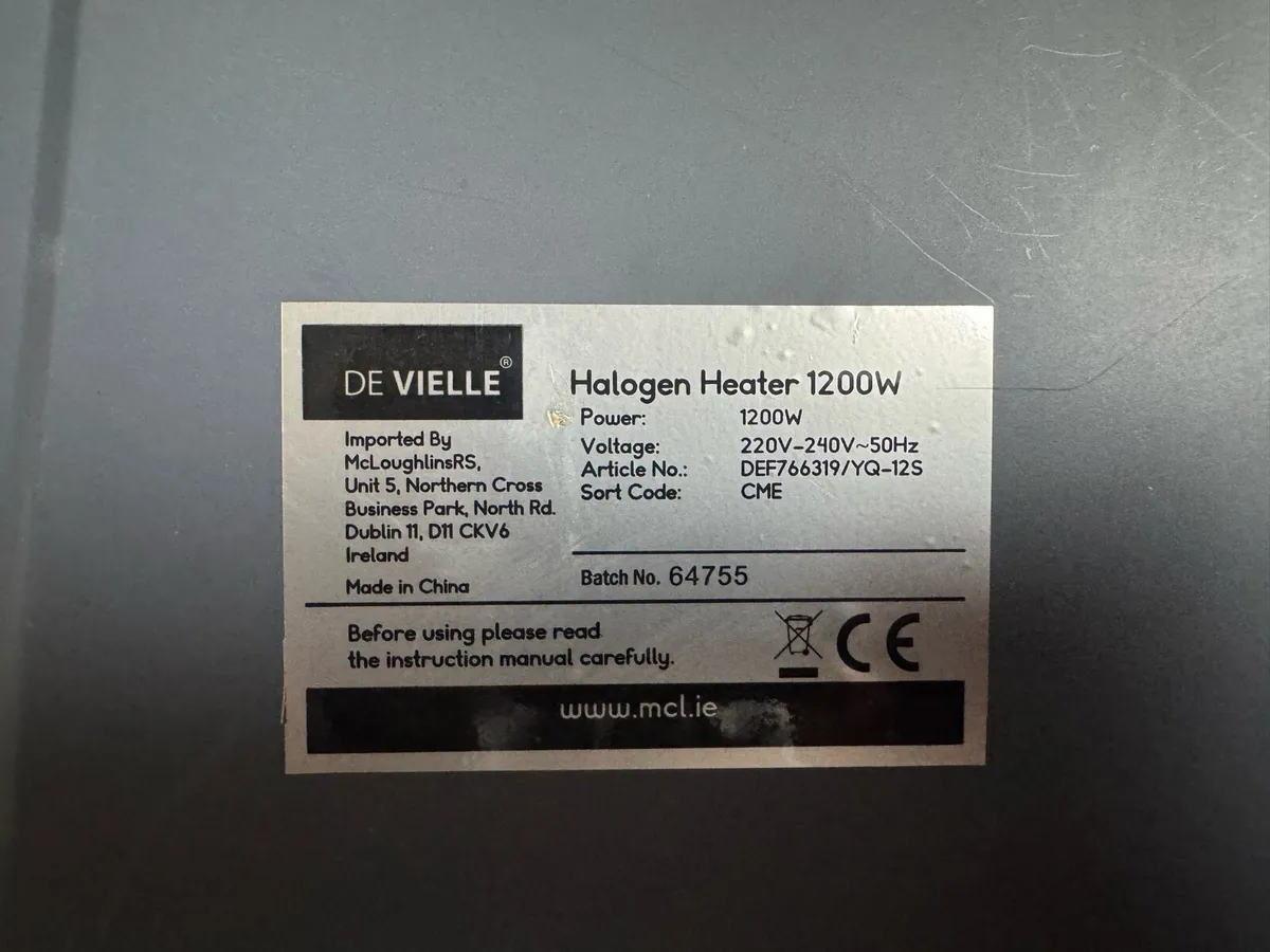 Halogen Heater De Vielle - Image 3