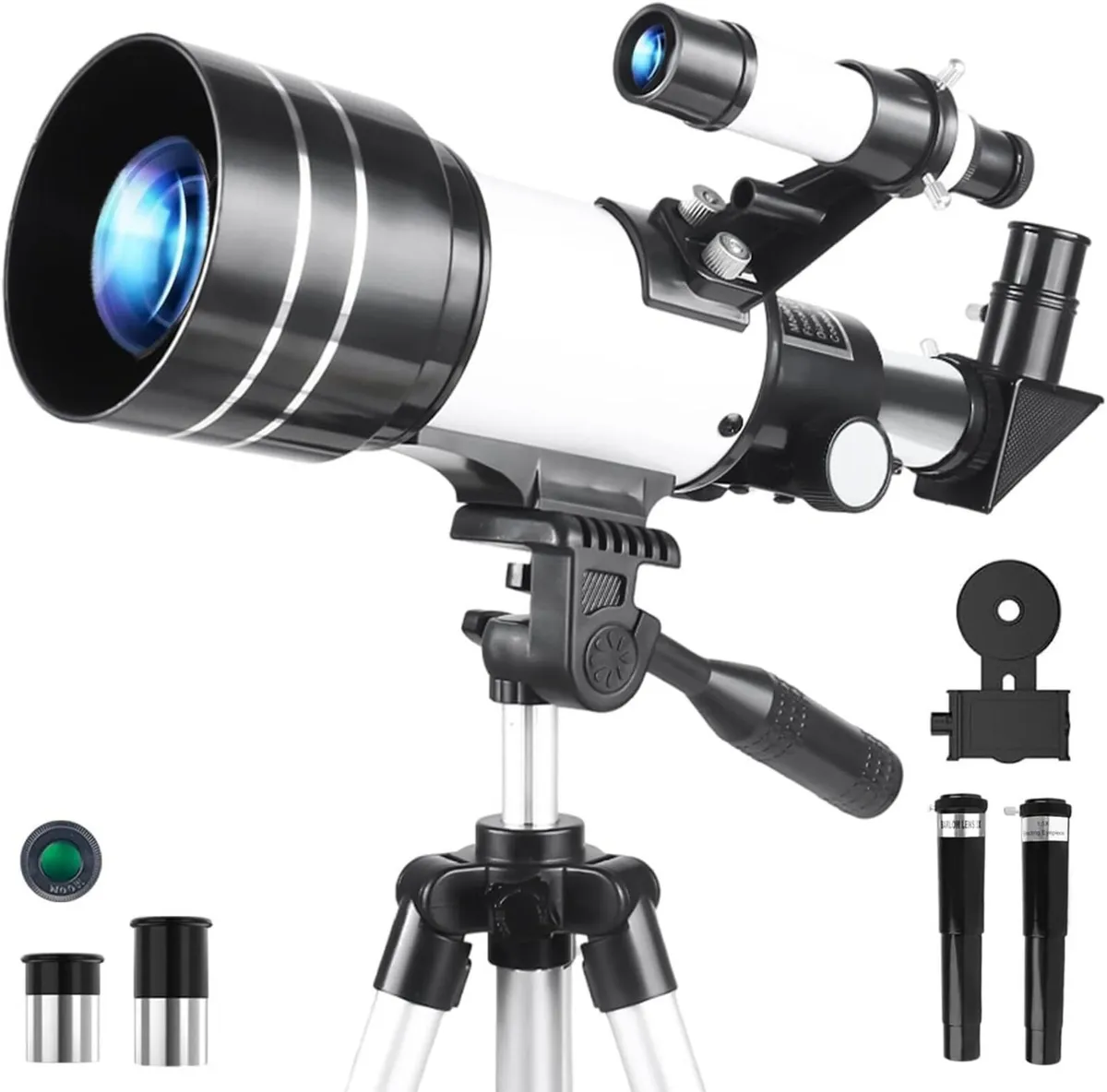 Telescope 70mm 300mm with Tripod & Phone Holder - Image 1