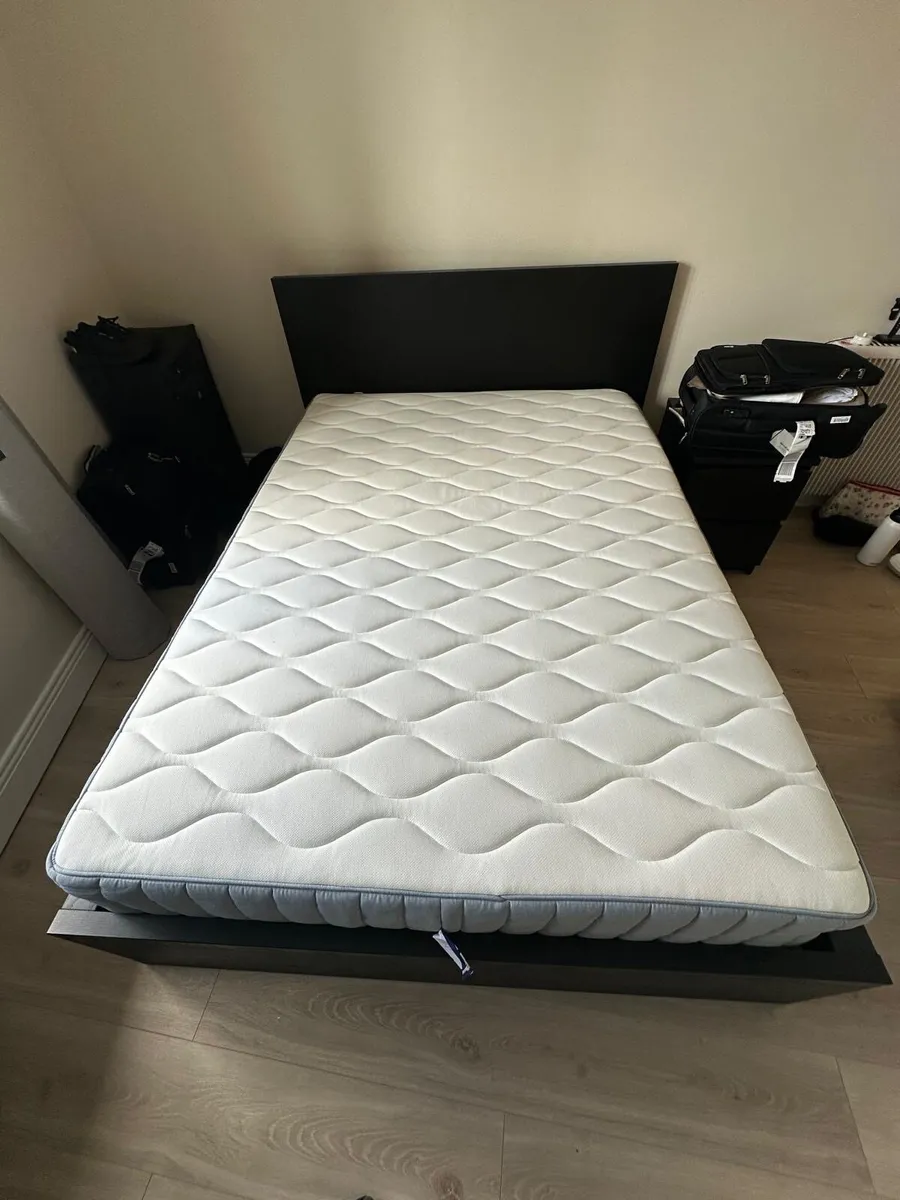 IKEA MALM Bedroom Set - Bed, Mattress and storage - Image 3