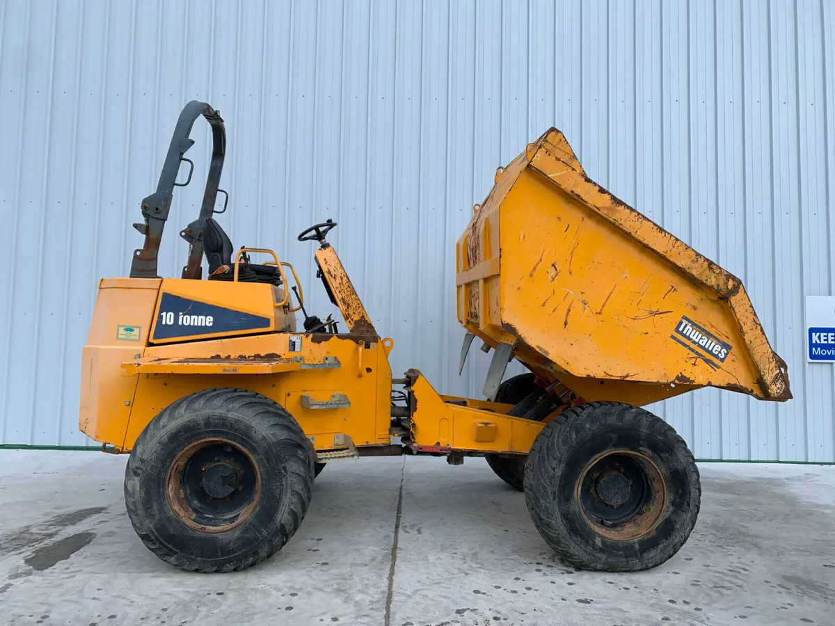 UNRESERVED THWAITES 10T STRAIGHT TIP DUMPER - Image 3